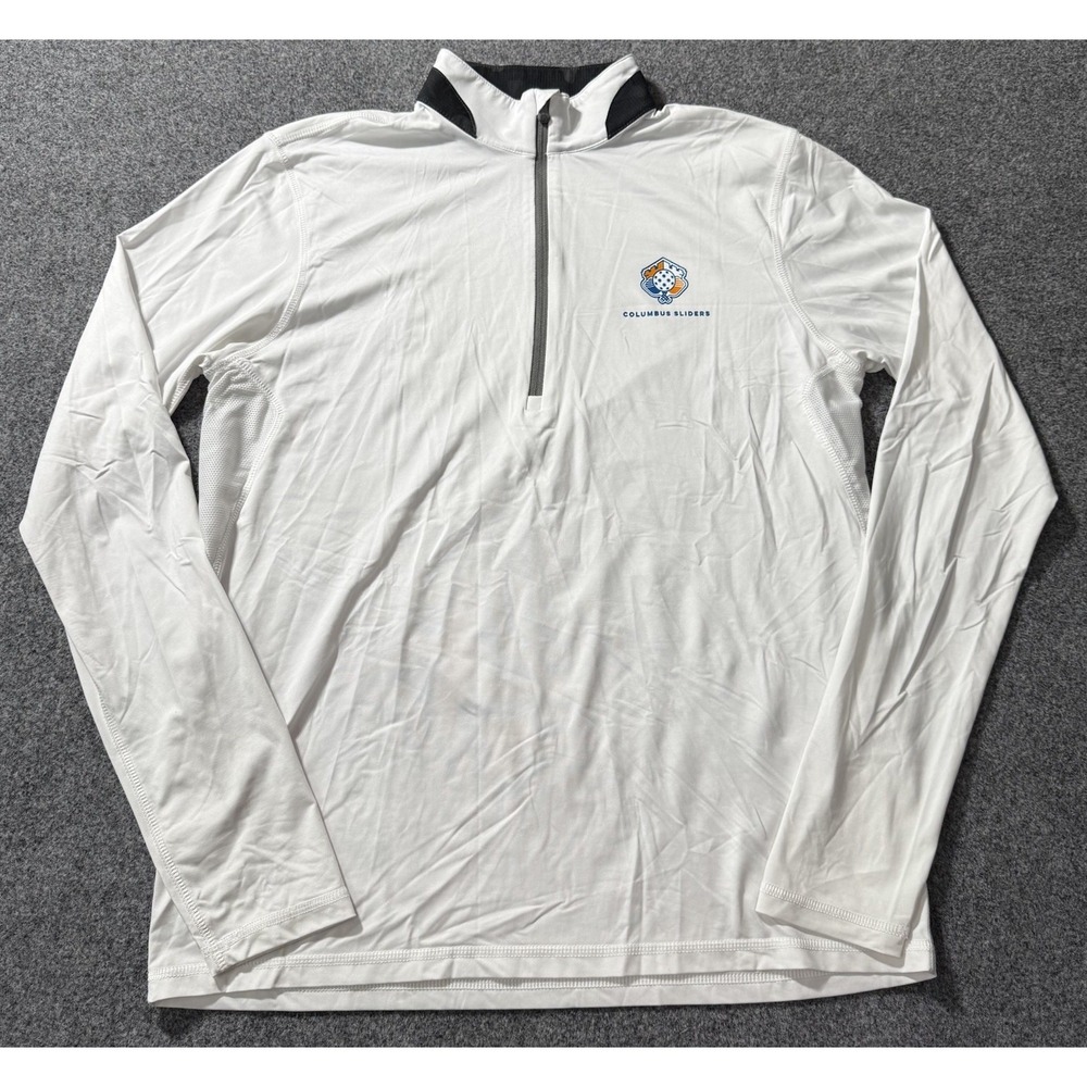 Greyson Pullover Mens Small Golf Quarter Zip brrr Cooling Performance Shirt Logo